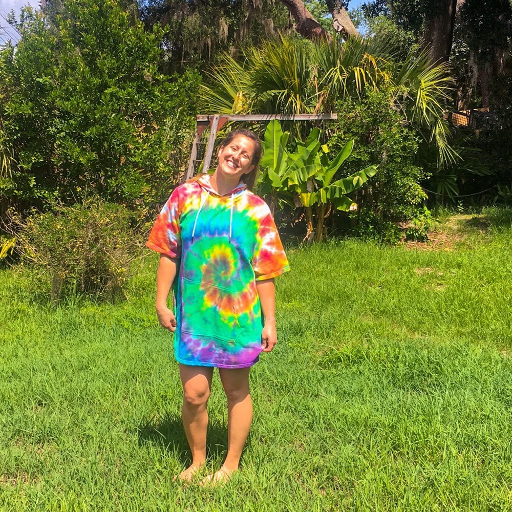 Hand made (tye-die) Beach Cover Up!